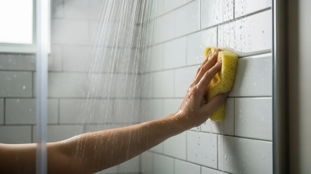 Clean the Shower While Showering