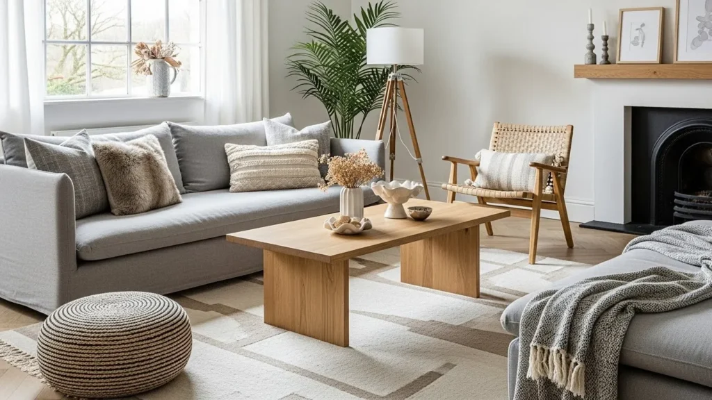 Upcycled cabinet with modern fluted glass panels