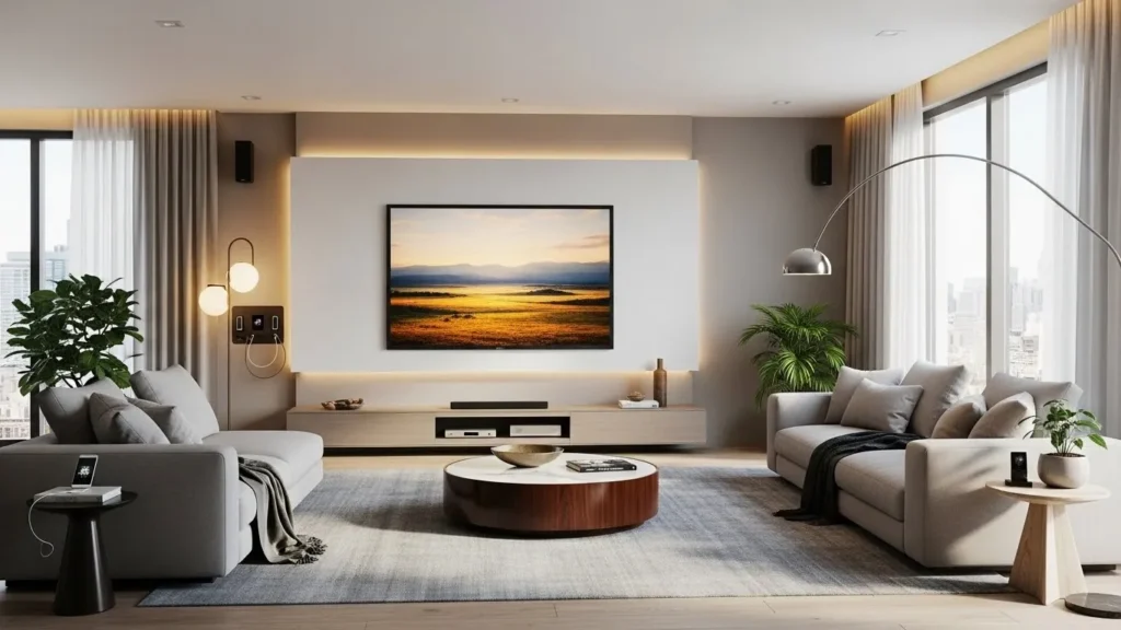 Smart living room technology ideas