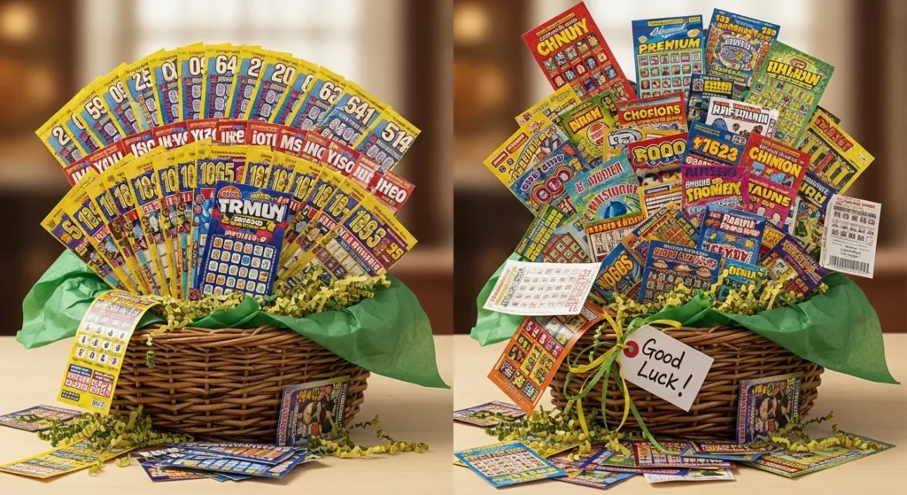 Common mistakes when making scratch off lottery ticket gift baskets