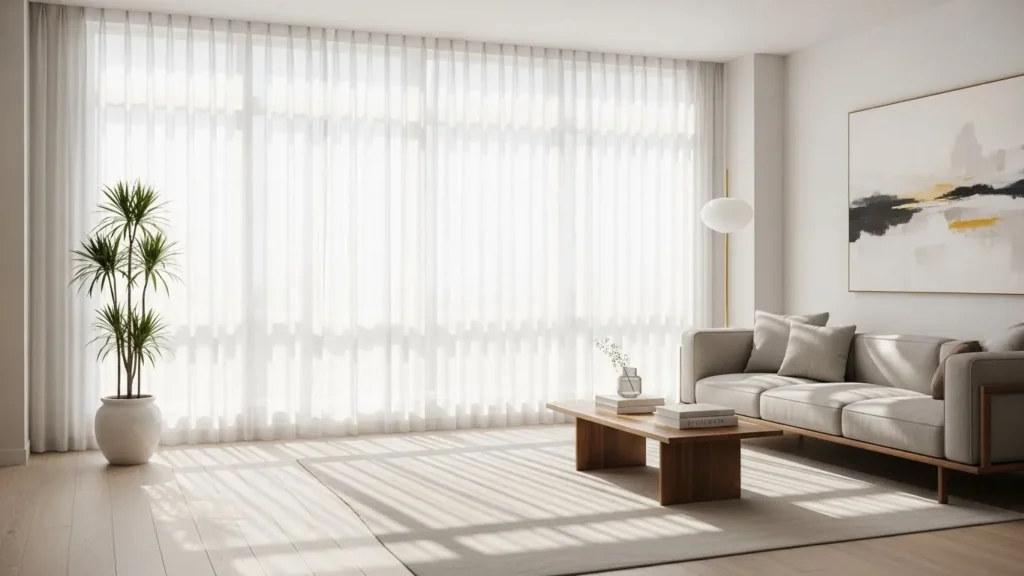 Dream house interior filled with natural light