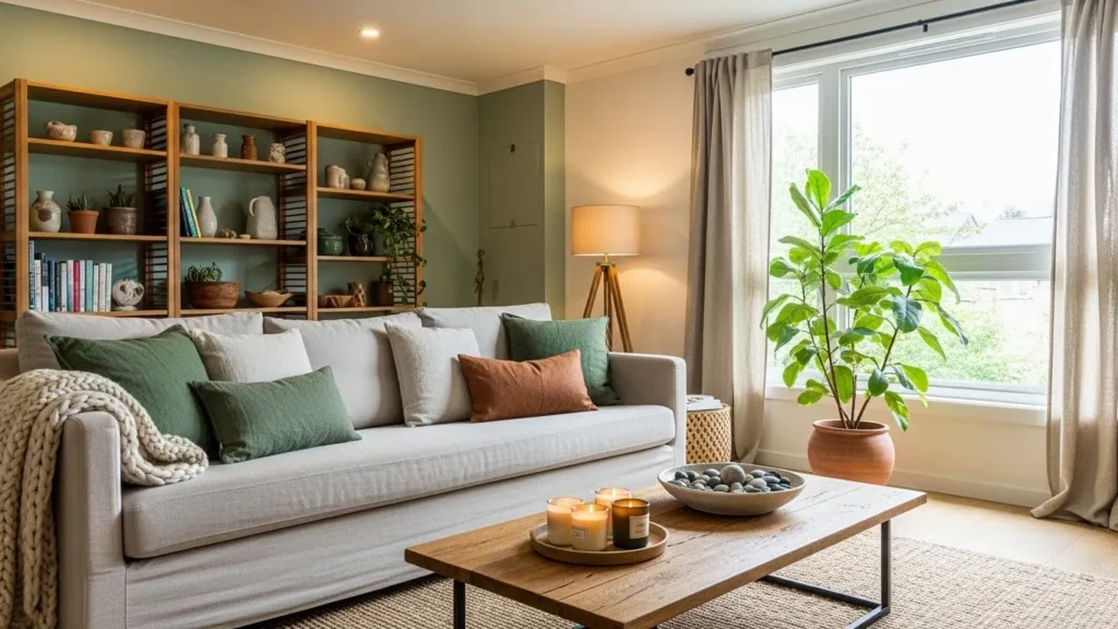 Sustainable house interior design idea