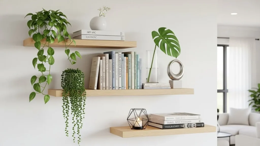floating shelves wall decor ideas