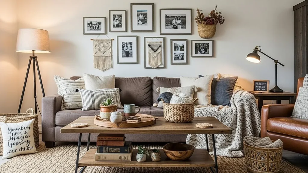 Personalized modern rustic home decor