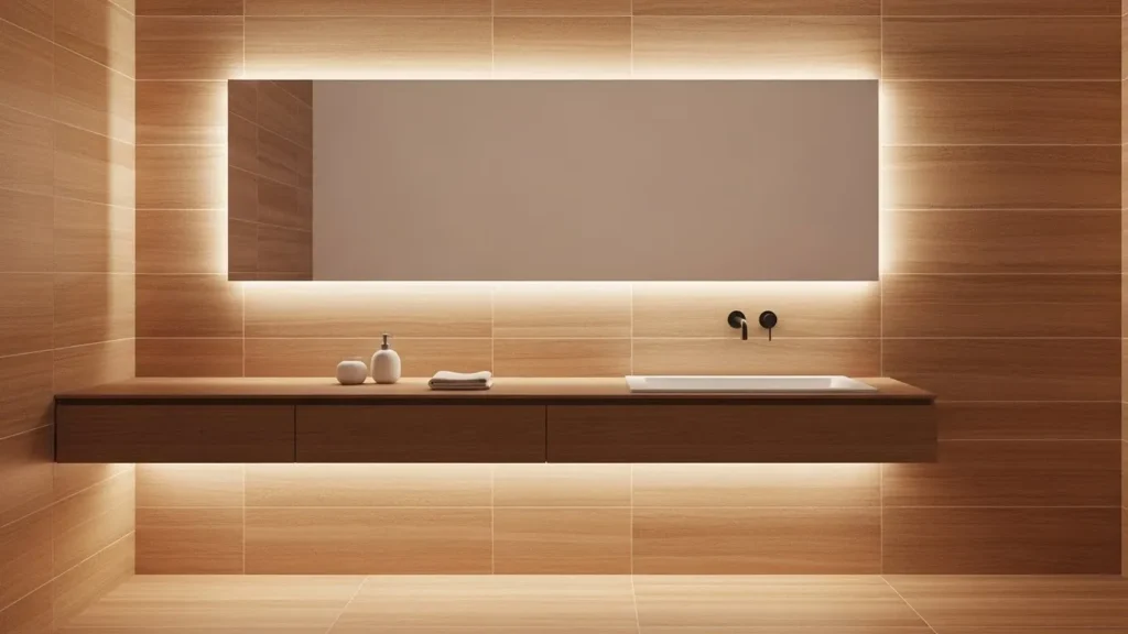 Spa-inspired bathroom interior design