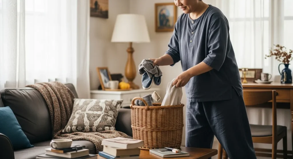 Weekly home reset routine to maintain organization