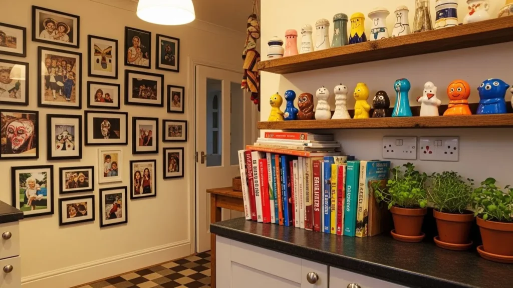 Personalized kitchen decor with photos and accessories