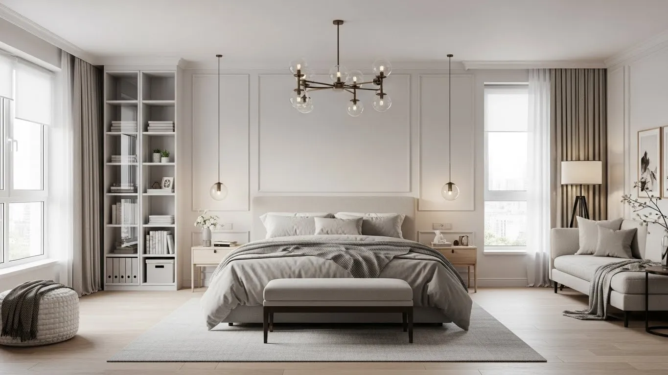 15 stunning bedroom layout ideas for every room size