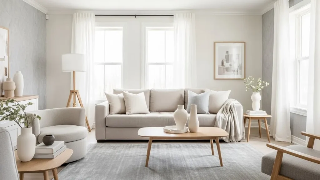 Neutral color palette for dream house interior