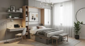 Small bedroom ideas with space-saving and stylish design