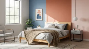 Bedroom showcasing different wall color ideas for every style