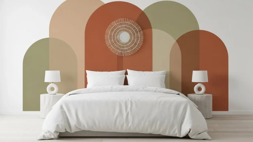 accent wall paint shape ideas