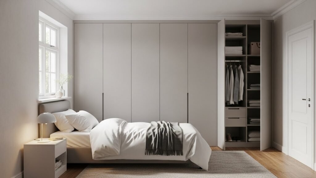Built-in wardrobe ideas for small bedrooms