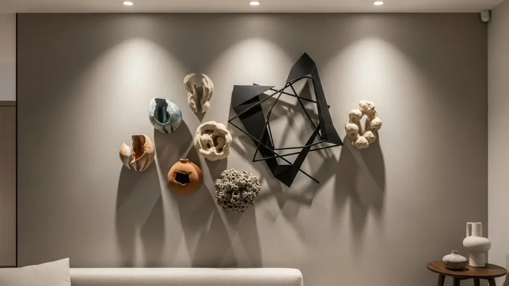 sculptural wall decor ideas