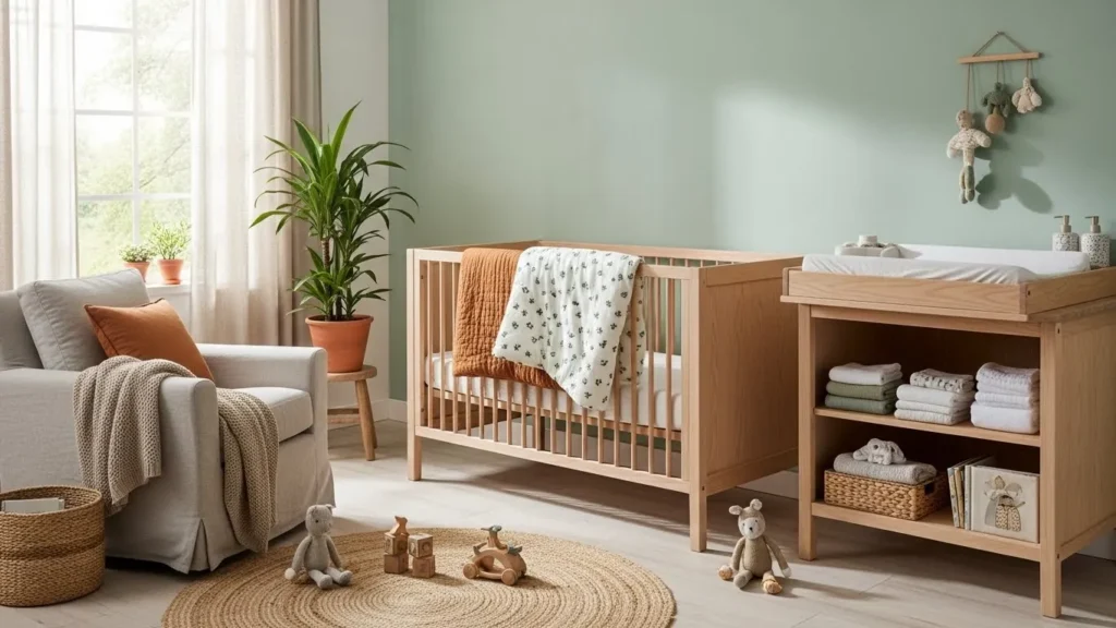 Eco-friendly nursery ideas using sustainable materials
