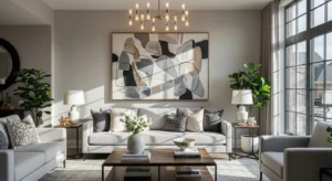 Contemporary living room ideas with modern furniture, neutral colors, and stylish decor