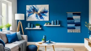 25 blue DIY wall decor ideas to refresh your home