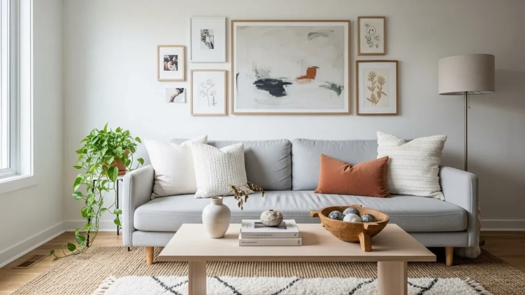 Evolving minimalist decor with personal touch