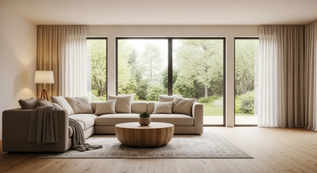 Calm and organized home interior