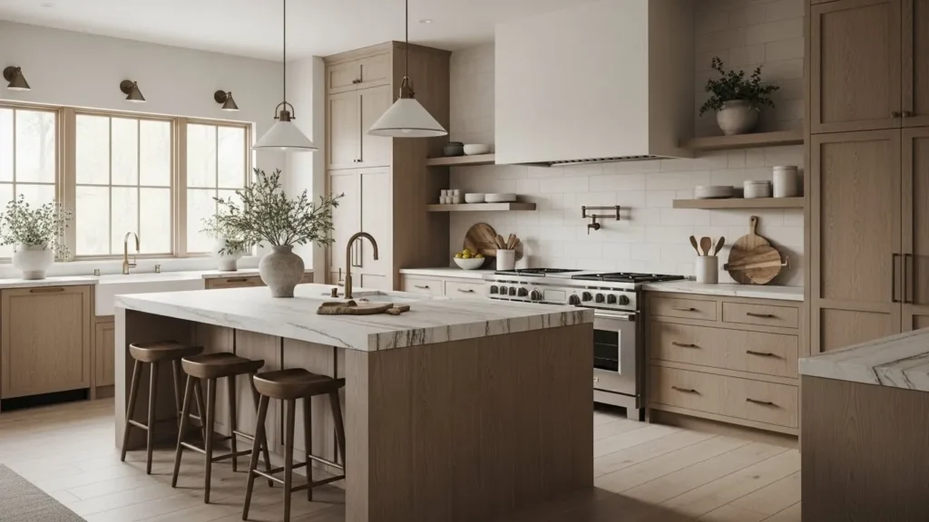 Timeless organic modern kitchen design