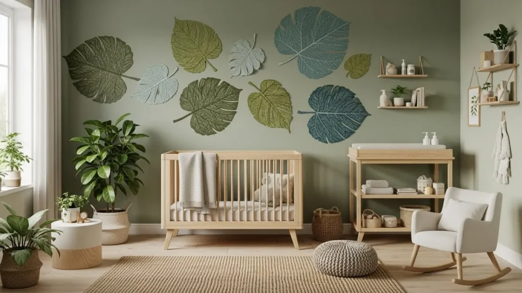 Nature-inspired nursery ideas with earthy decor
