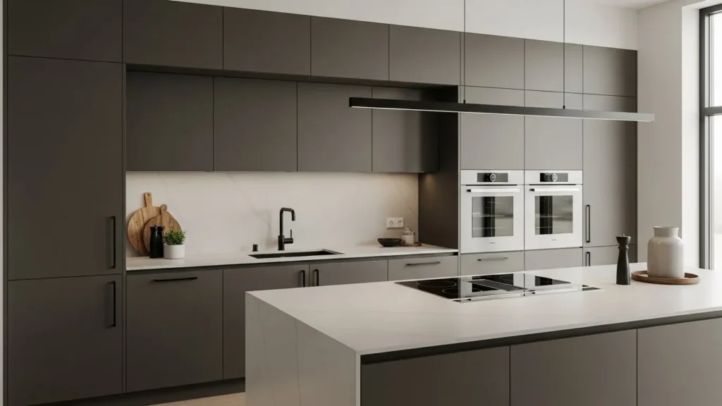 Matte Finishes in a Modern Kitchen