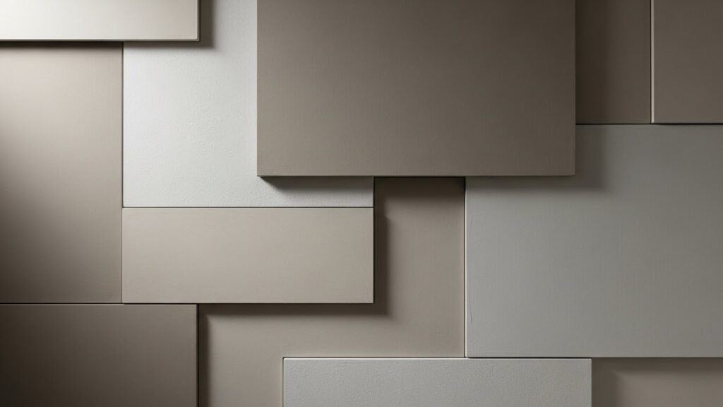 Neutral wall panels aesthetic wall decor