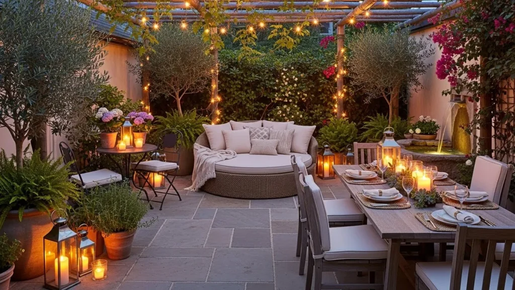 Outdoor seating area for dream house