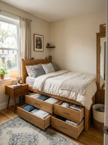 Multi-functional furniture saving space