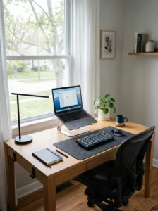 Clean surface improving workspace focus