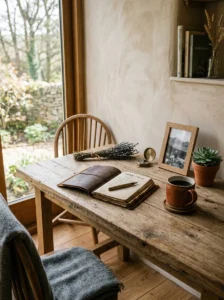 Intentional decor keeping office clean