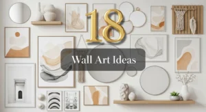 Wall art ideas for modern home decor with stylish gallery wall and aesthetic design