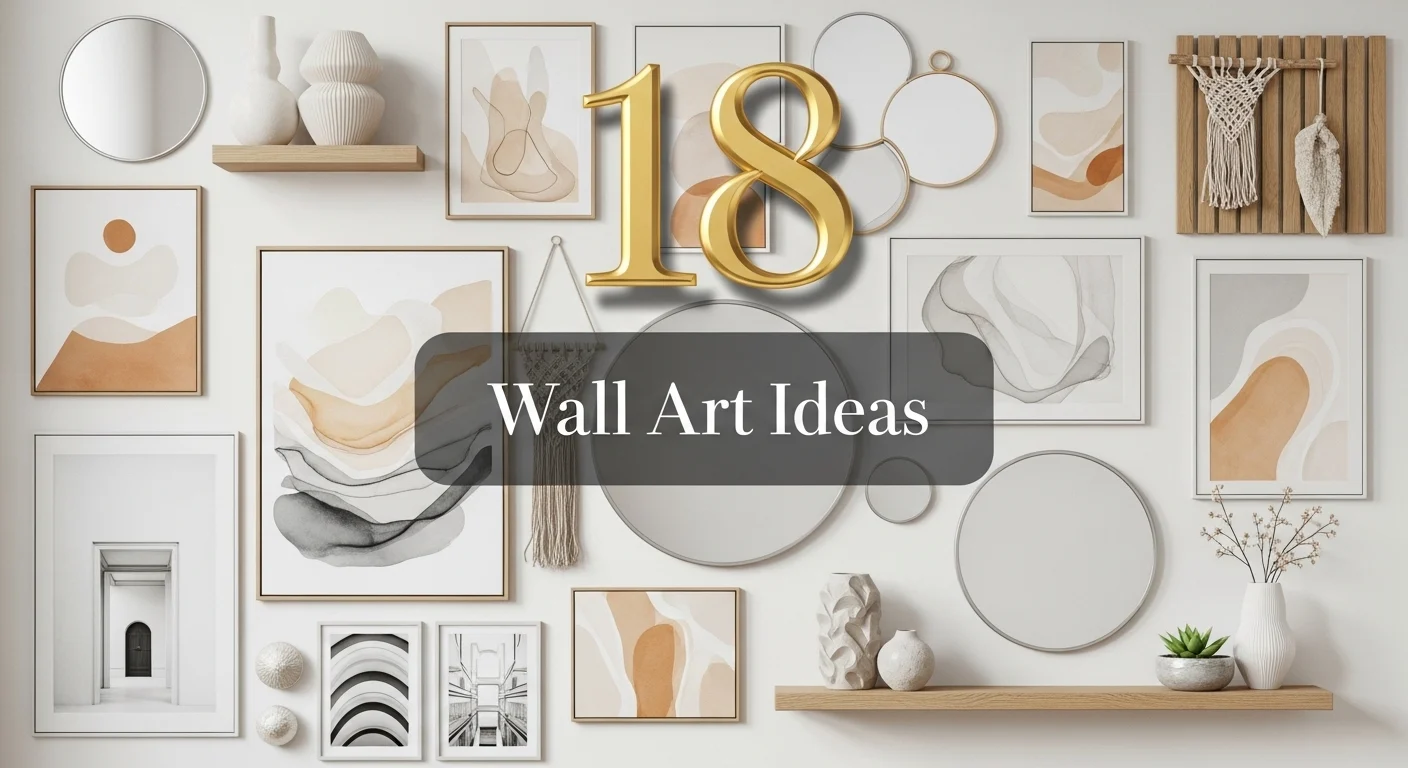 Wall art ideas for modern home decor with stylish gallery wall and aesthetic design