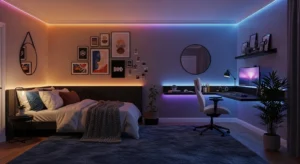 LED teen bedroom