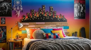 Headboard teen bedroom