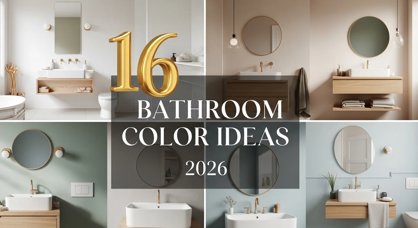 16 Bathroom Color Ideas 2026 That Look Clean and Modern