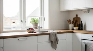 Minimal decor Scandinavian kitchen