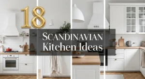 Scandinavian kitchen ideas with clean minimal design and light wood accents
