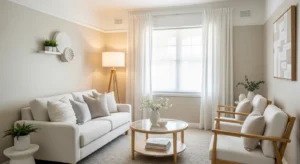 Light color living room