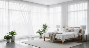Bright aesthetic bedroom