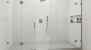 Minimal shower hardware design