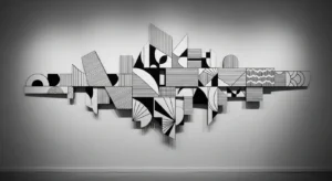 Monochrome wall art