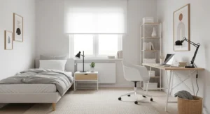 Minimal teen bedroom