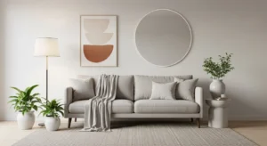 Linen sofa french country