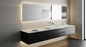 Smart bathroom technology modern design