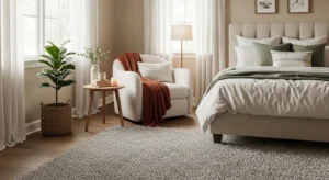 Bedroom seating corner
