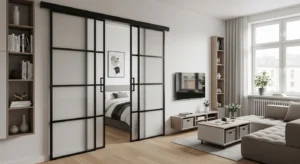 Sliding door small apartment