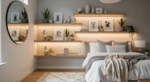 Shelves aesthetic bedroom