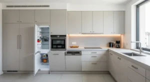 Integrated kitchen appliances design