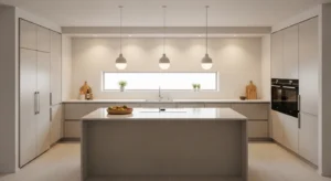 Greige kitchen paint color modern style